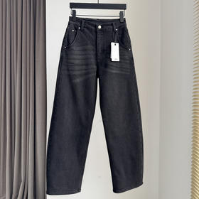 江南布衣弯刀加绒牛仔裤1031