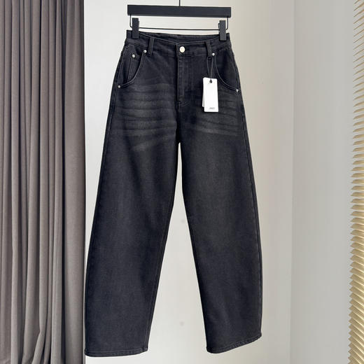 江南布衣弯刀加绒牛仔裤1031 商品图0