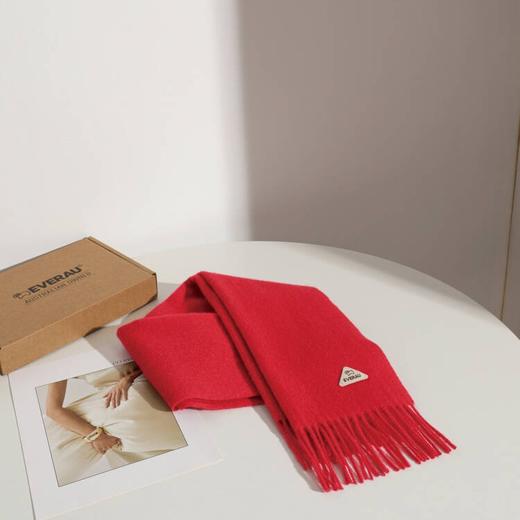 【澳洲品牌】EVERAU100%羊毛经典纯色围巾EA8019 商品图5