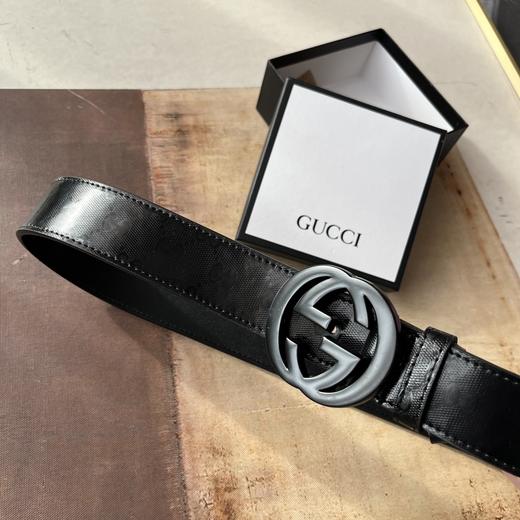 古家Logo 皮革皮带 印花腰带男女同款 商品图11