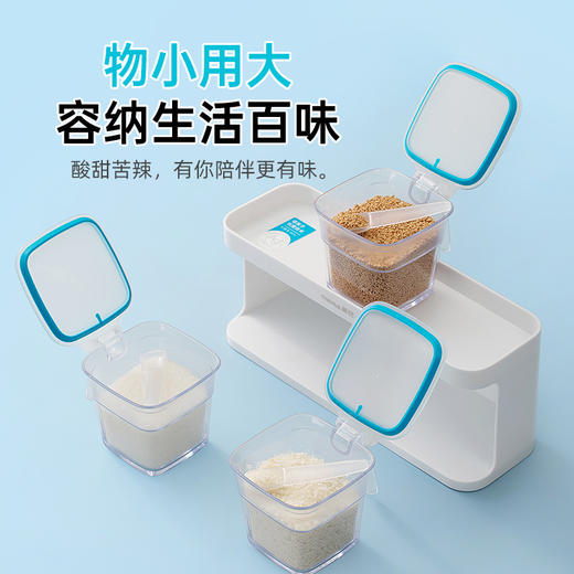 【茶花】欧铂兹抗菌调味盒（1组3个） 商品图4