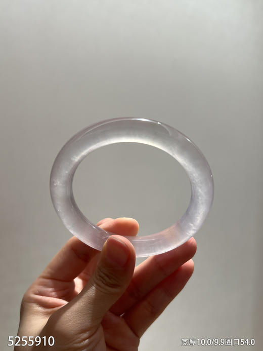 高冰近玻璃种圆镯【5255910】圈口54.0~具体价格微信咨询 商品图2
