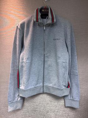 中性款织带翻领外套012