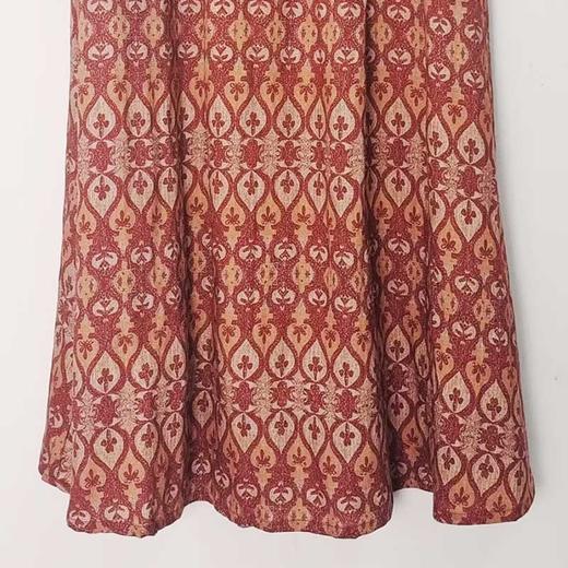 VIVIAN LIU薇薇安刘C2544001秋季女装新款中长款中式盘扣半裙 商品图3