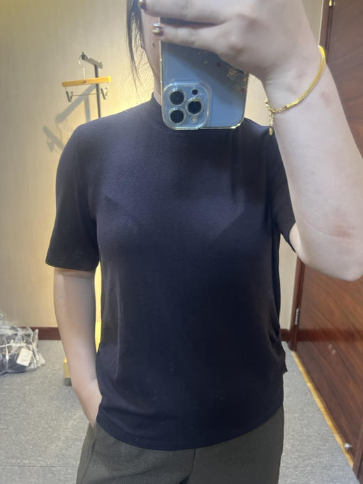 水淼2025冬新款气质高档弹力打底衫1024 商品图5