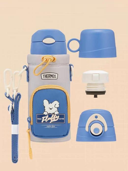 【云粉节】 9楼母婴生活馆 膳魔师复古系列三盖保温杯直饮 吸管 水杯盖带杯套礼盒装 吊牌价：495元 活动价：338元 商品图5