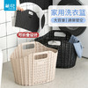 【茶花】可折叠洗衣篮壁挂手提脏衣篮 商品缩略图0