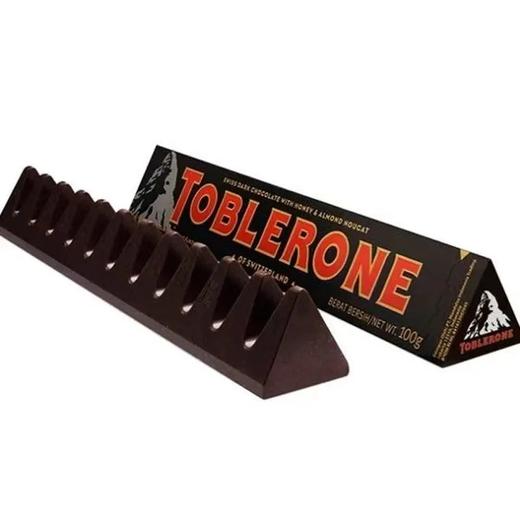 【超市】三角蜂蜜及巴旦木糖黑巧克力100g 商品图0