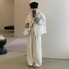 西遇慵懒风短款棉服女冬季新款撞色高级感小个子围脖毛领外套SS051719 商品缩略图1
