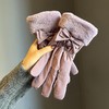 冬季【新款轻奢保暖手套 】女学生加厚棉触屏羽绒手套 骑车防寒防风加绒滑雪手套 商品缩略图5