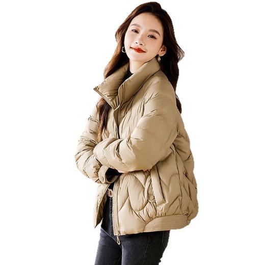 丁摩 立领轻薄短款羽绒服女F6549 商品图4