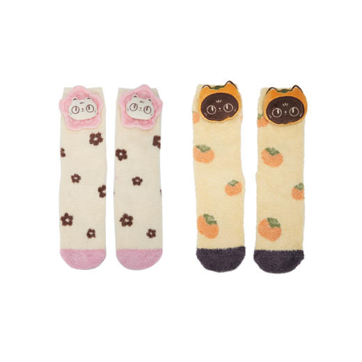 大英博物馆 盖亚·巴斯特系列 柿柿如意 有钱花 玩偶保暖袜 商品图4