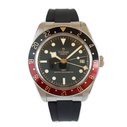 【95新】TUDOR 帝舵M7939G1A0NRU-0002天文台认证自动机械机芯日期显示、GMT碧湾系列39MM（男款）精钢/双向旋转字圈181025TJ02 商品图0