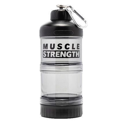 便携式蛋白粉分装盒登山扣营养粉分装小罐健身补剂携带盒蛋白粉盒 商品图5