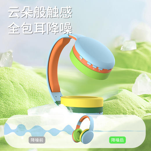 【轻松便携 学习好帮手】izone阿宜准儿童诵读耳返 实时耳返 全包降噪 耳机蓝牙学生学习沉浸头戴式背书神器 商品图3