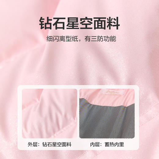 笛莎Deesha 童装女童羽绒服2025冬新款甜美毛领中长款羽绒服 商品图3