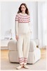 南方必入软绵绵费尔岛圆领保暖舒适睡衣家居服套装 商品缩略图1