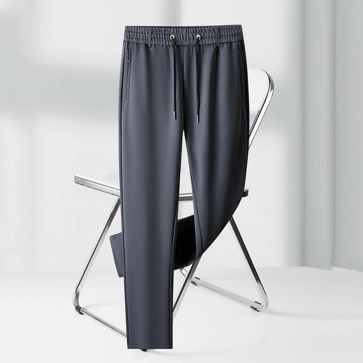 【特大码】【DM】大依优型大码男装松紧腰弹力休闲裤直筒运动裤百搭长裤300斤 商品图2