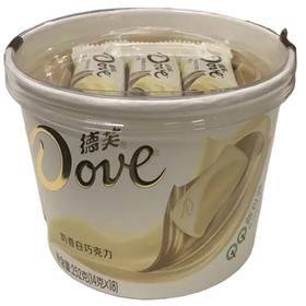 【超市】德芙白巧克力252g