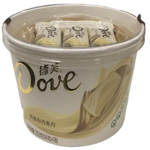 【超市】德芙白巧克力252g 商品图0