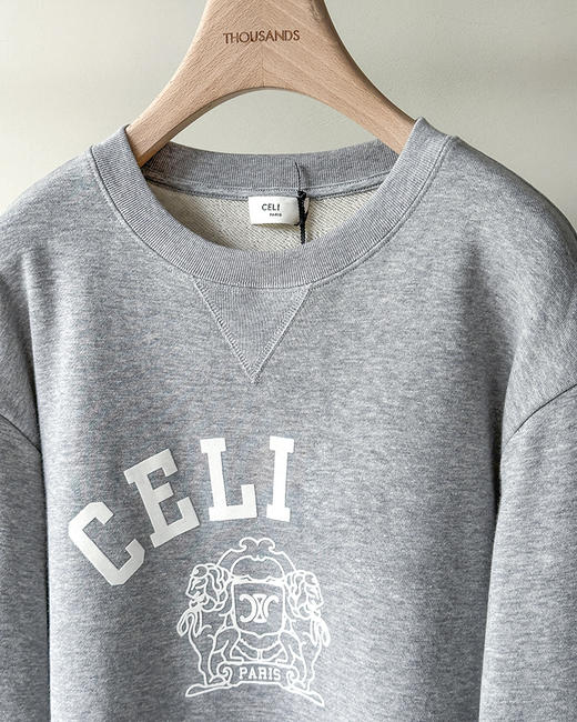 现货 THS-限时 赛琳家 女士圆领运动休闲卫衣 BI514 商品图3