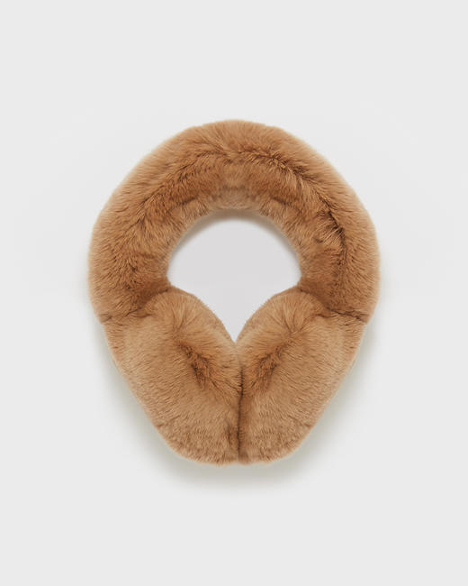 Yves Salomon - EARWARMER REX RABBIT - MADELEINE - 配件 - 耳罩 - 玛德琳棕 商品图0