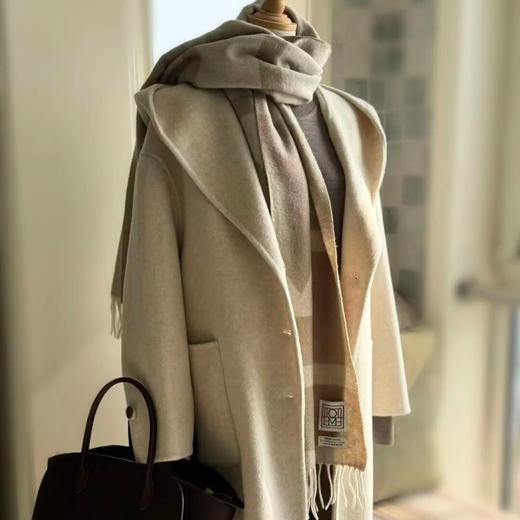 现货秒发~两件套马甲+翻领羊绒大衣 商品图0