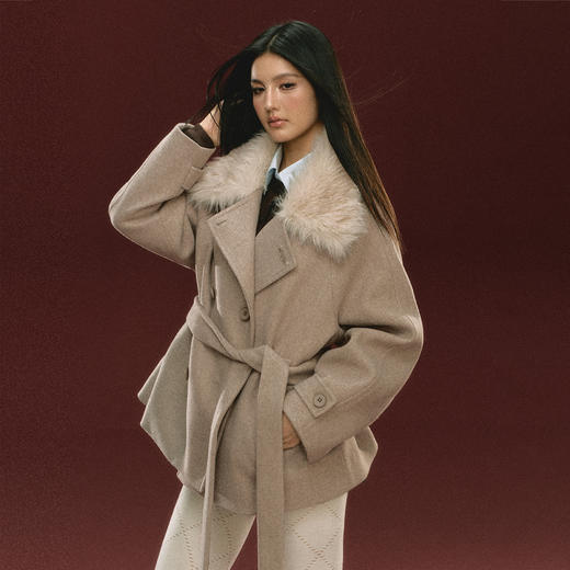 Ariseism 美式复古棉服冬季新款加厚保暖外套 商品图2