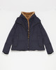Yves Salomon - DOWN JACKET TECHNICAL FABRIC/MINK - NAVY/PASTEL - 女装 - 羽绒服 - 深蓝色 商品缩略图0