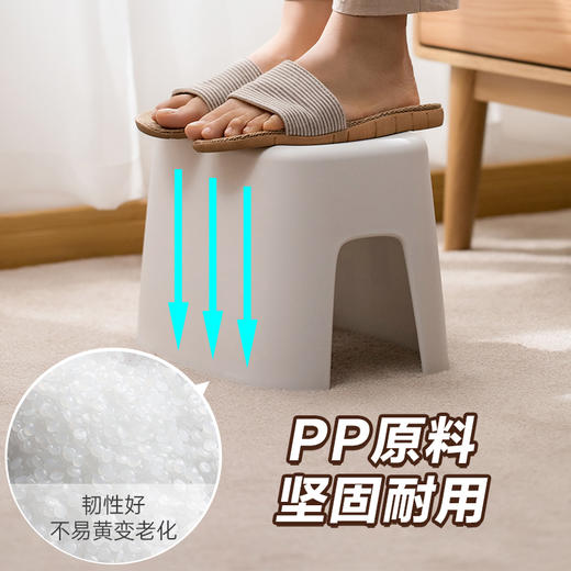 【茶花】普乐浴室防滑凳1个 商品图2