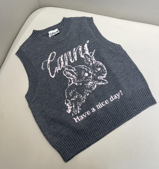 ganni原单针织马甲背心102703 商品图6