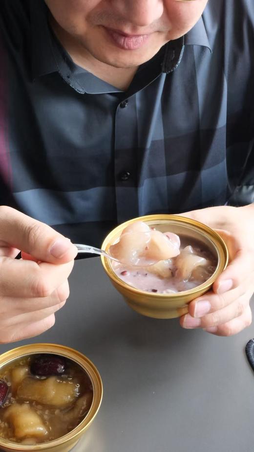 【固型物含量大于60% 每碗干胶投料10g】开盖即食鲜炖花胶 满满的胶质 无添加防腐剂 150g*6碗装 商品图2