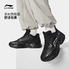 李宁LNDEFENDER休闲鞋男鞋2025冬季新款加绒保暖黑色运动鞋男AGCV395 商品缩略图1
