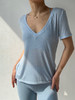 Mocalilie｜On The Go TOP 时时天丝美丽奴羊毛T恤 前后两穿 [ 空气蓝 ] 商品缩略图1