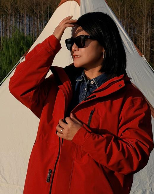 【明天中午12：00截单下架】新款升级可拆卸三合一冲锋衣 男女款可选  防风防水外套,防水指数10000+   冬季加绒加厚 透湿指数7000+多种颜色，纯色+拼接，可任选！ 商品图2