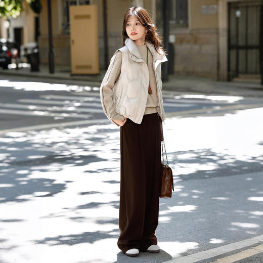 【年货节】熙世界【珍奢高原100.%羊毛衫】半高领毛衣女冬季套头打底针织衫 商品图2