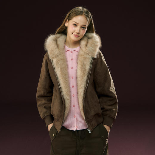 Ariseism 美式复古棉服女冬季新款加厚保暖外套 商品图2