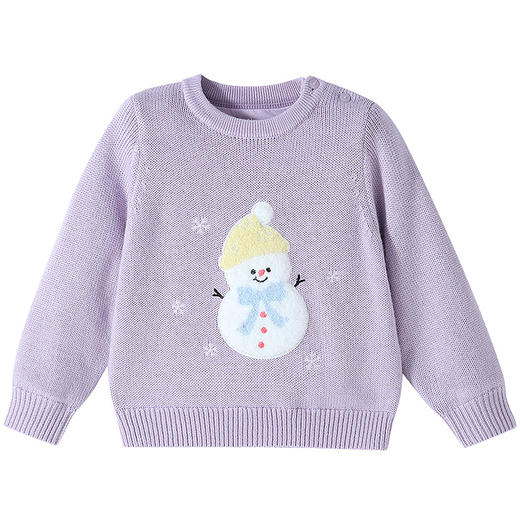 【实体店同款】女童圆领毛衫冬季新款安奈儿童装XG544014 商品图6