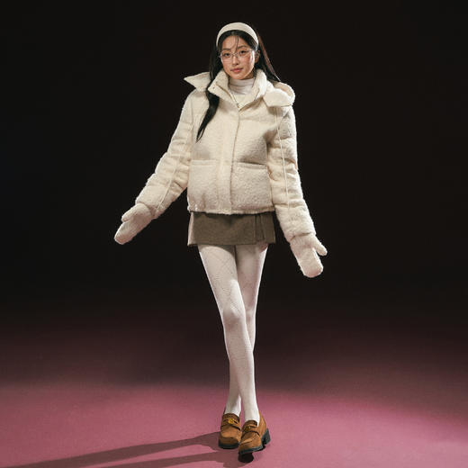Ariseism 美式复古棉服冬季新款加厚保暖外套 商品图3