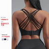 跃牌【瑜堂系列】糯弹单面磨毛运动文胸背心交叉美背健身瑜伽内衣女OMMN019 商品缩略图0