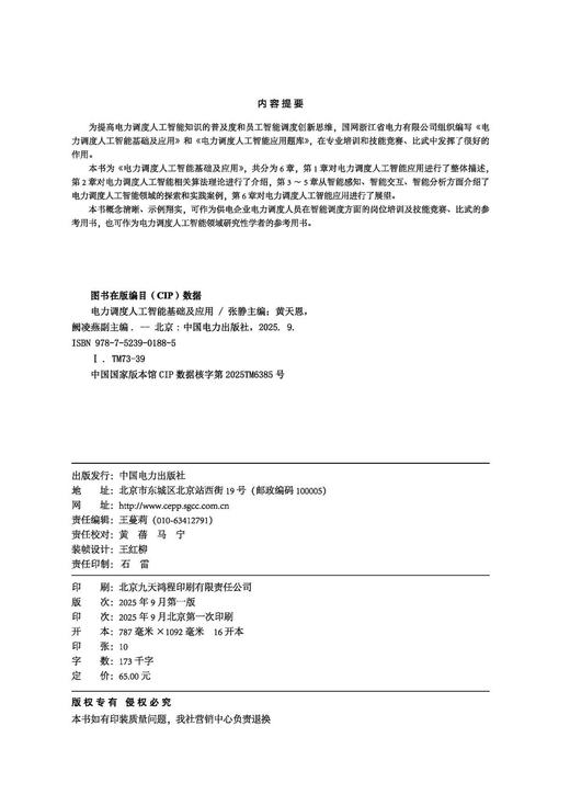 电力调度人工智能基础及应用 商品图3