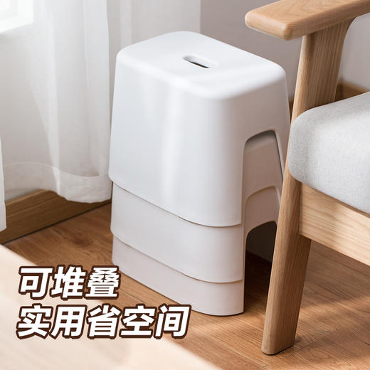 【茶花】普乐浴室防滑凳1个 商品图4