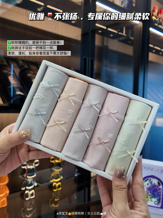 蝴蝶结云肌内裤 商品图0