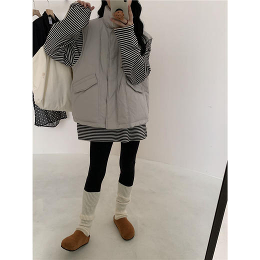 【YW】无忧购秋冬季新款白鸭绒休闲宽松短款马夹羽绒服背心马甲外套女F66（截单后3-5天发货） 商品图9