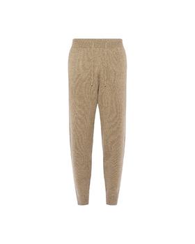 Yves Salomon - Jogging-style knit pant - CARDAMONE - 男装 - 长裤 - 豆蔻绿