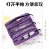国誉 大容量三格收纳笔袋/紫色 商品缩略图2
