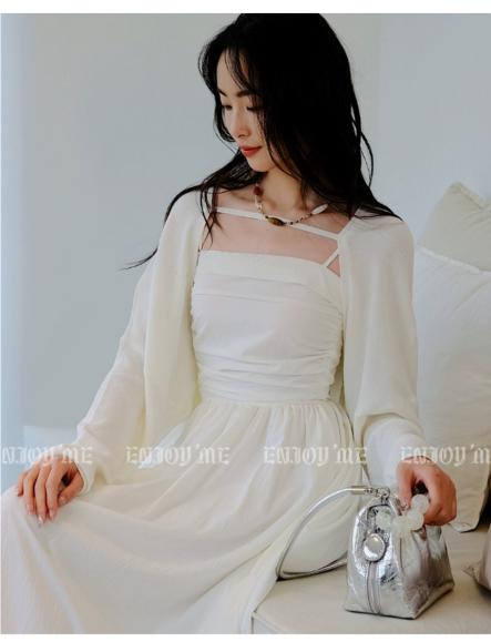 【门店同款】ENJOY春季一字带针织开衫 156949837 商品图2