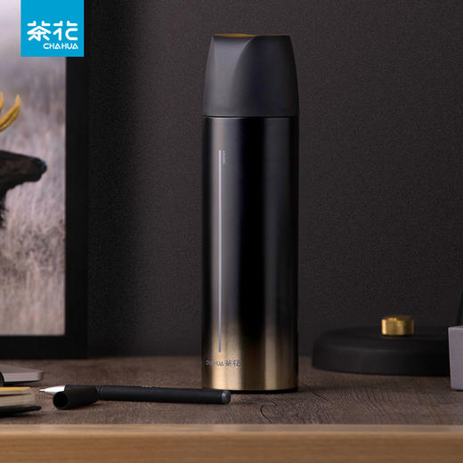 【茶花】不锈钢保温分享杯450ML 商品图0