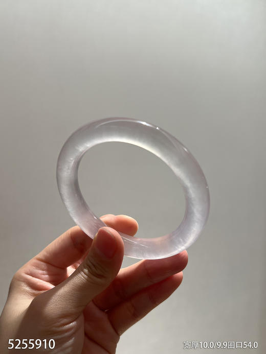 高冰近玻璃种圆镯【5255910】圈口54.0~具体价格微信咨询 商品图7