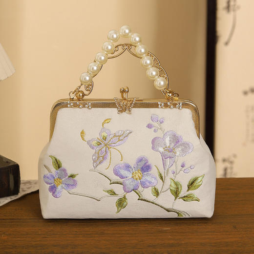 【十年人间】绣花手提包  QB 商品图1